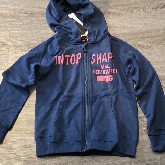 Rococo In Top Shape Zip-Front Hoodie-NAVY-6 - Picture 2 of 5